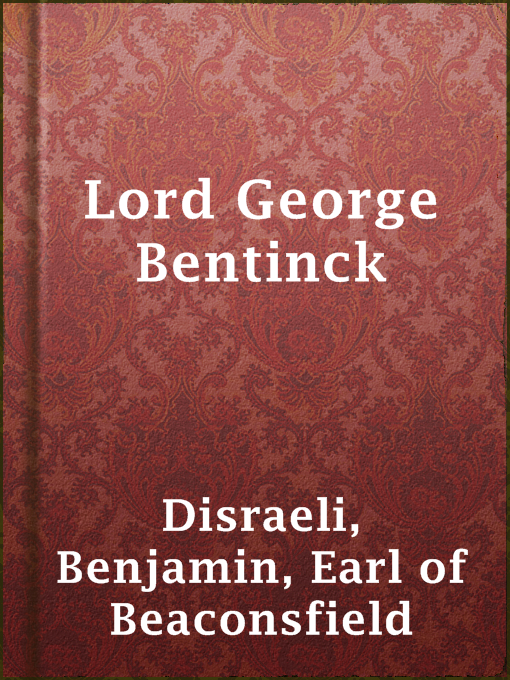 Cover image for Lord George Bentinck